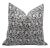Fabdivine Block Print Decorative Pillow Cover 26x26 Inch Handcrafted - Amavsya For Sale