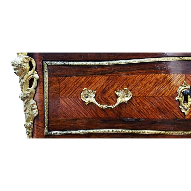 Brown French Napoleon III Rosewood Secretaire For Sale - Image 8 of 11