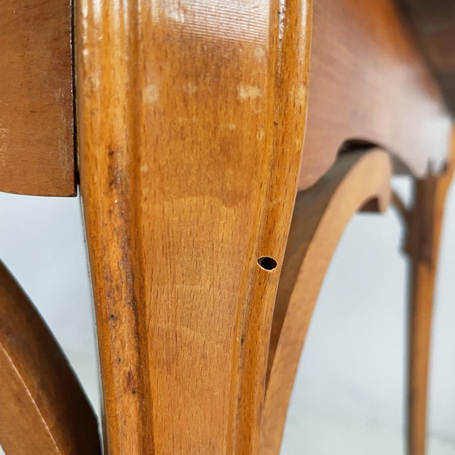 French Wooden Coffee Table in the style of Gallè, 1910s For Sale - Image 10 of 14