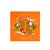 Featuring a bold and playful double tiger design in striking orange hues, this dish adds a touch of the wild to your...