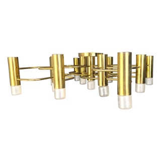 Mid-Century 13-Light Chandelier by Gaetano Sciolari, 1970 For Sale