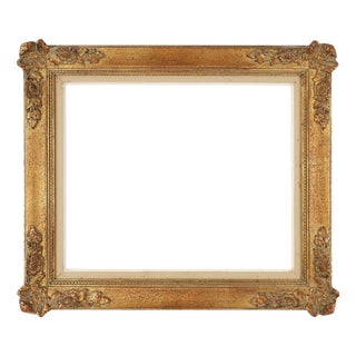 Baroque Gilded Painting Frame in Wood, France, 1900s For Sale