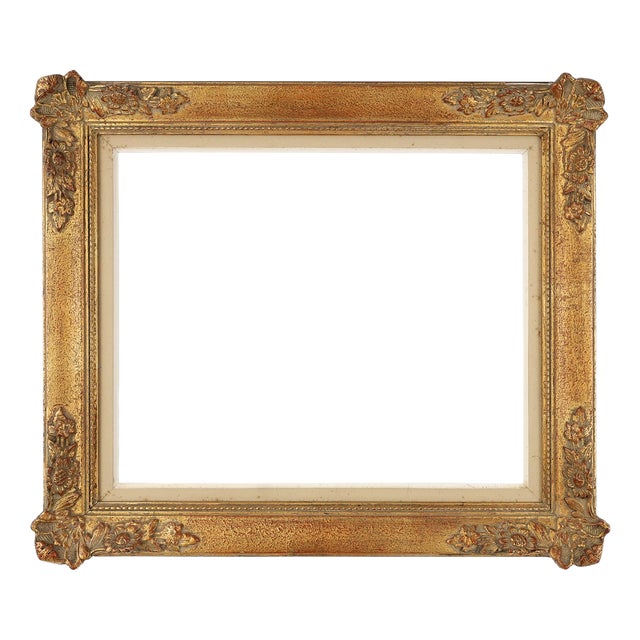 Baroque Gilded Painting Frame in Wood, France, 1900s For Sale