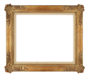 Baroque Gilded Painting Frame in Wood, France, 1900s