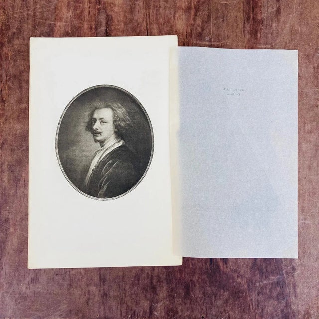 Mid 1800s Antique Etching Van Dyck Self Portrait For Sale In Los Angeles - Image 6 of 11