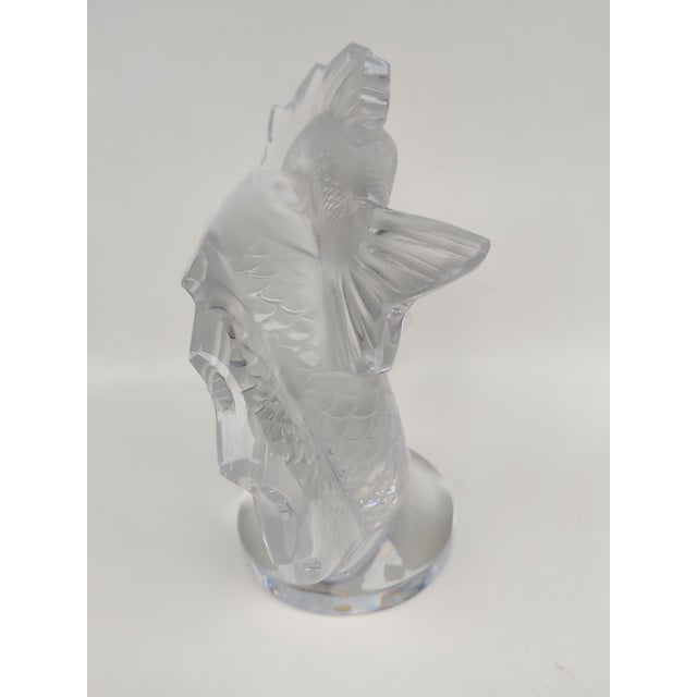 Lalique, 2 Fish, 1950s, Crystal For Sale - Image 6 of 13