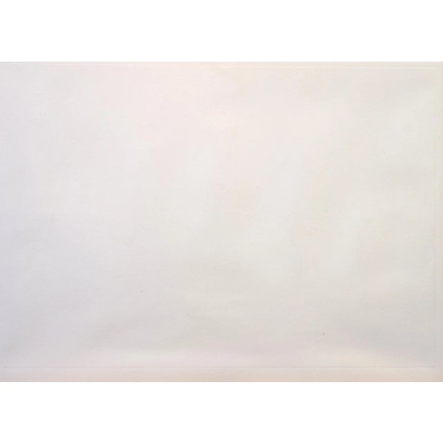 Antique White 'On the Lake' After Luigi Kasimir, Etching, Vienna Academy of Art For Sale - Image 8 of 8