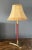 1960’s Mid-Century Modern Leather & Brass Lamp For Sale - Image 12 of 12