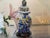 1980s 1980s Blue and White Ginger Jar Lamp Still Life Original Watercolor Painting, Framed For Sale - Image 5 of 10