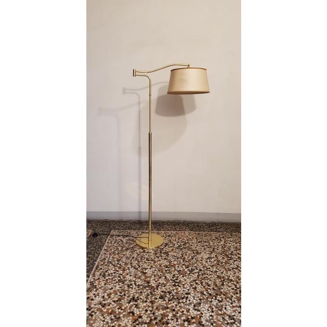 Gold Hollywood Style Living Room Lamp, 1970s For Sale - Image 8 of 13