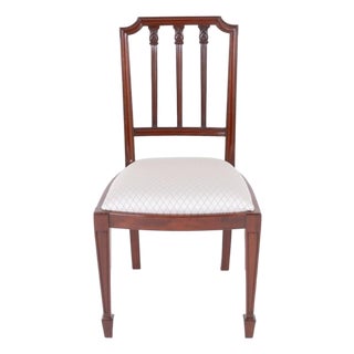 Gothic Revival Victorian Dining Chairs in Mahogany, 1920s, Set of 12 For Sale