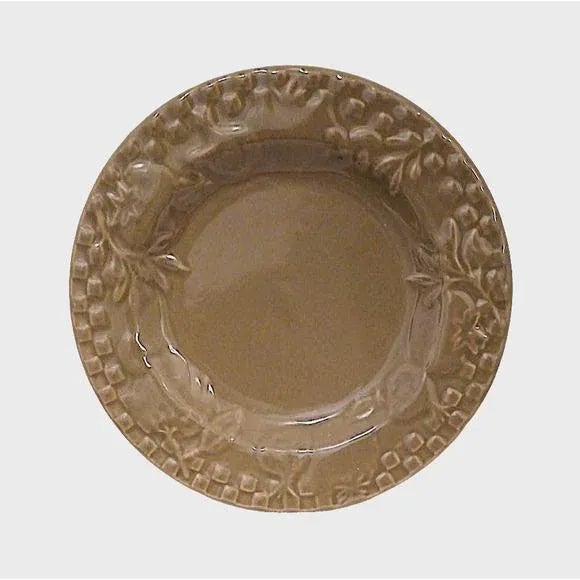 Home Grown Riviera Van Beers Signature Stoneware plates for cake desserts or bread plate. Set of 5 small plates...