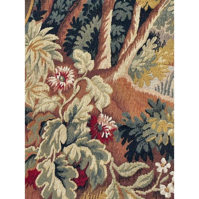Vintage Aubusson Style Jacquard Tapestry, 1960s For Sale - Image 13 of 18