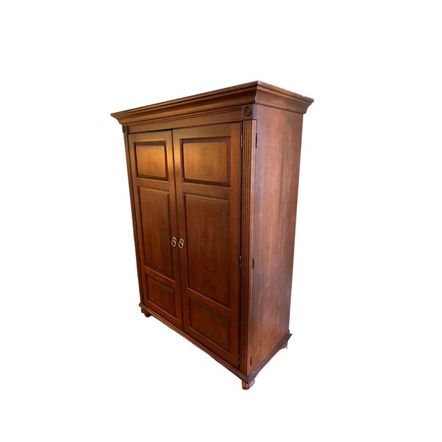Ethan Allen British Classics Media & Computer Armoire Chairish
