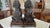 Vintage Foo Dogs Gray Marble Chinese Temple Lions 6” Tall For Sale - Image 9 of 14