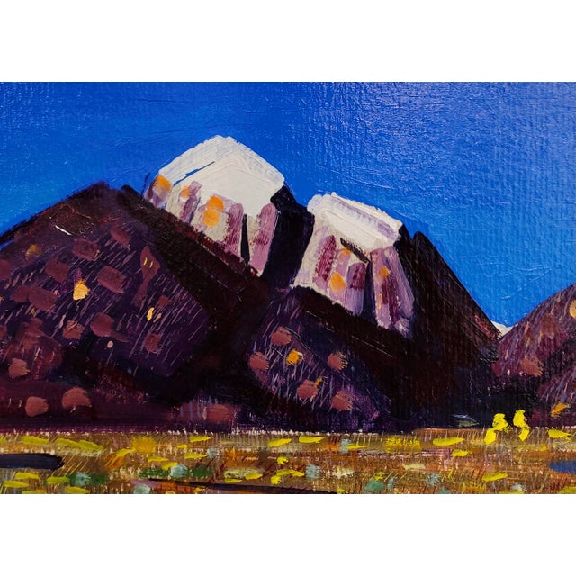 1960s Conrad Buff - Sierra Mountains Landscape -Oil Painting For Sale - Image 5 of 9