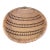 Vintage Likely Early 20th Century Native American Mission Basketry Bowl With Stepped Geometric Pattern. For Sale