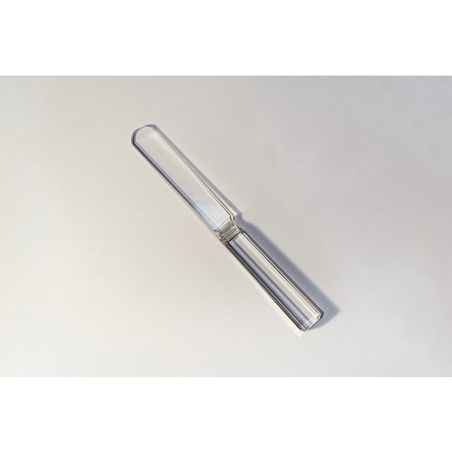 Glass Italian Glass Butter Knives, 1950s, Set of 6 For Sale - Image 7 of 7
