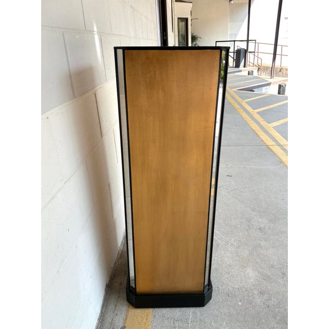 Wood Port 68 Gold Pedestal For Sale - Image 7 of 7