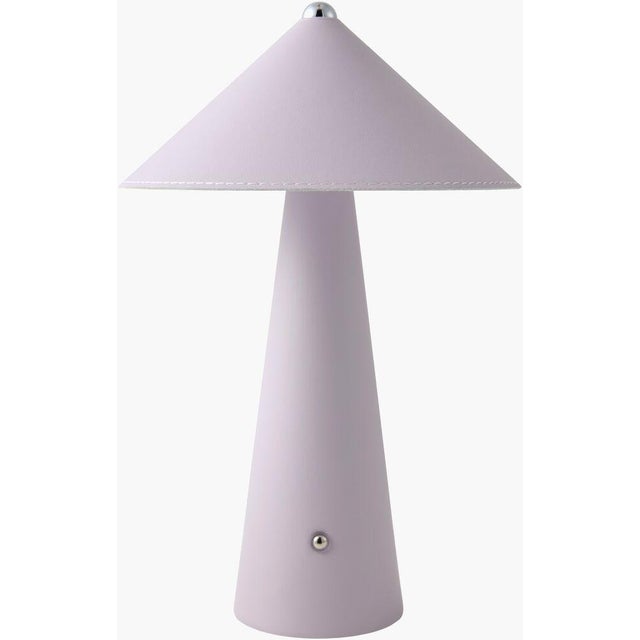 Mid-Century Modern Nomelle Accent Table Lamp Pink For Sale - Image 3 of 3