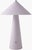 Mid-Century Modern Nomelle Accent Table Lamp Pink For Sale - Image 3 of 3