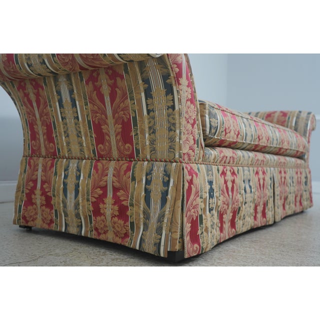 Textile Kindel Rolled Arm Upholstered Camelback Sofa For Sale - Image 7 of 18