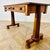 Brown Antique English William IV Mahogany Library Table with Leather Top, 1830s For Sale - Image 8 of 18