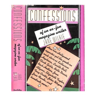 "Confessions of an Ex-Fan Magazine Writer" 1981 Wilkie, Jane For Sale