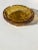 1960s 1960s Mid-Century Modern Round Amber Ashtray With 12 Point Star Pattern For Sale - Image 5 of 10