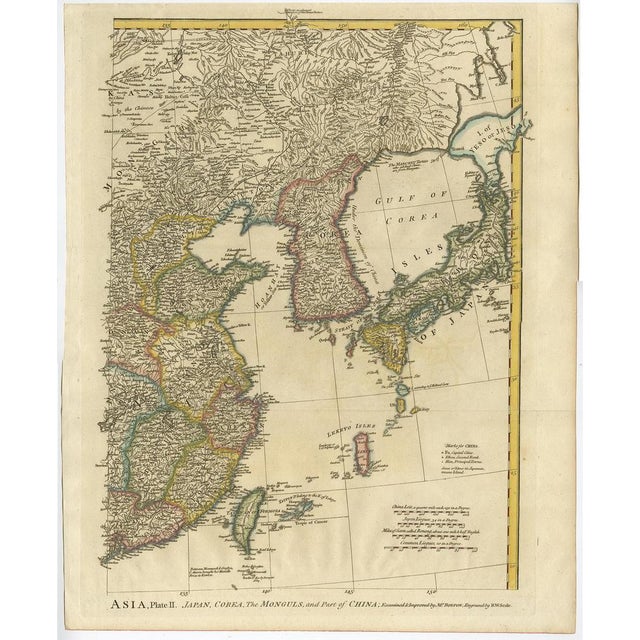 Antique Maps of Asia by Bolton & Seale, 1770, Set of 4 For Sale - Image 3 of 6