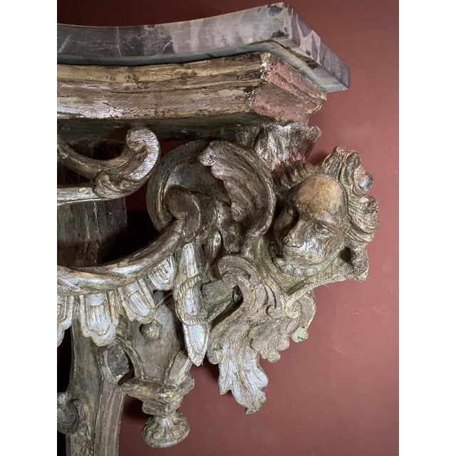 Italian Sculptural Silver Mecca Gilding Console Tables, Set of 2 For Sale - Image 11 of 14