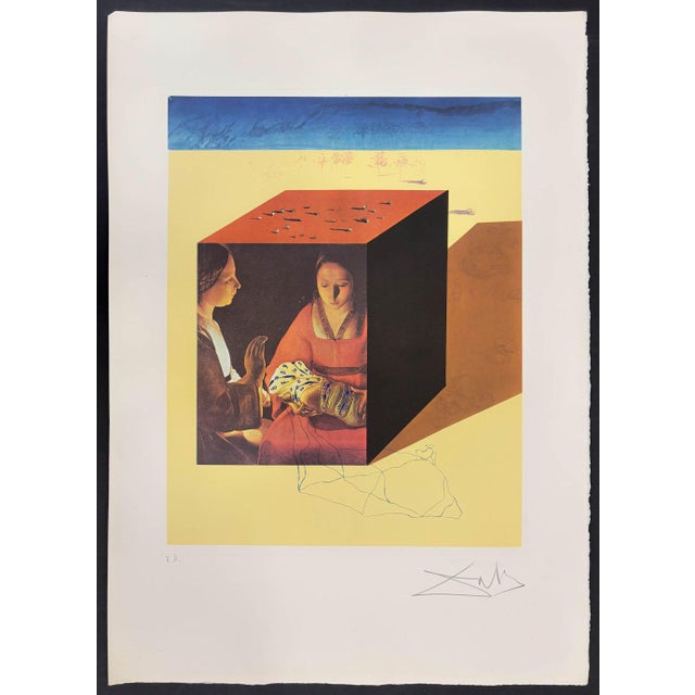 Salvador Dali "Caring for a Surrealist Watch" Print, 1971 For Sale - Image 9 of 11