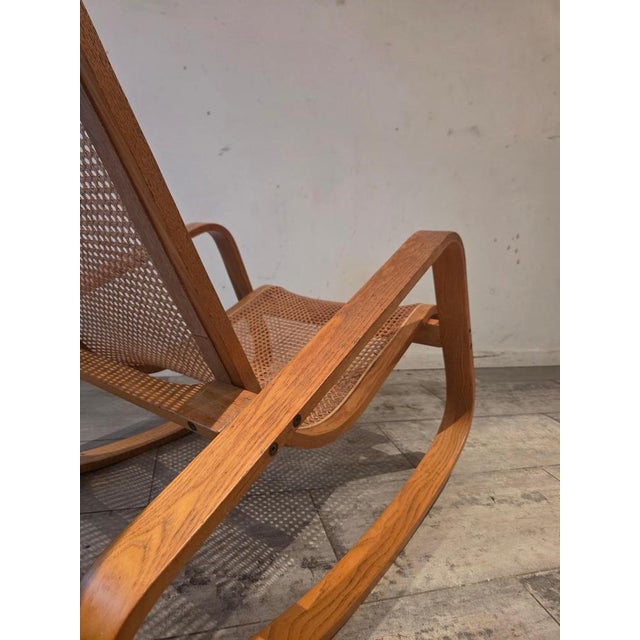 Vintage Dondolo Rocking Chair by Luigi Crassevig, Italy, 1970s For Sale - Image 4 of 10