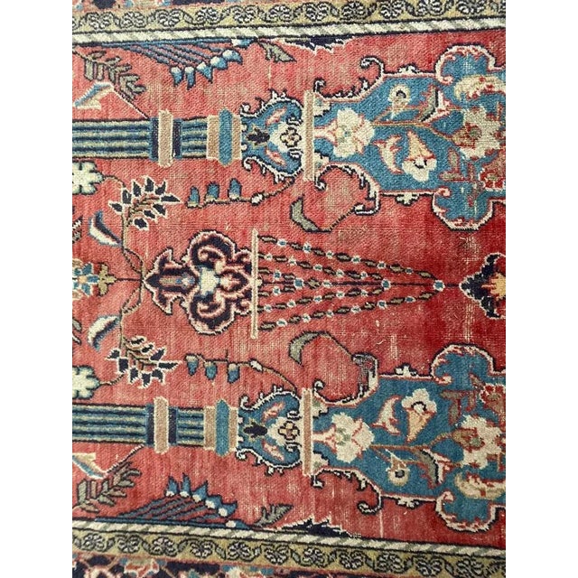 Mid-Century Modern Mid-Century Rug with Floral Pattern For Sale - Image 3 of 16