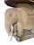 Wood Vintage Woven Wicker Elephant Tray Side Drinks Table With Wood Tusks, Tropical Regency Style For Sale - Image 7 of 13