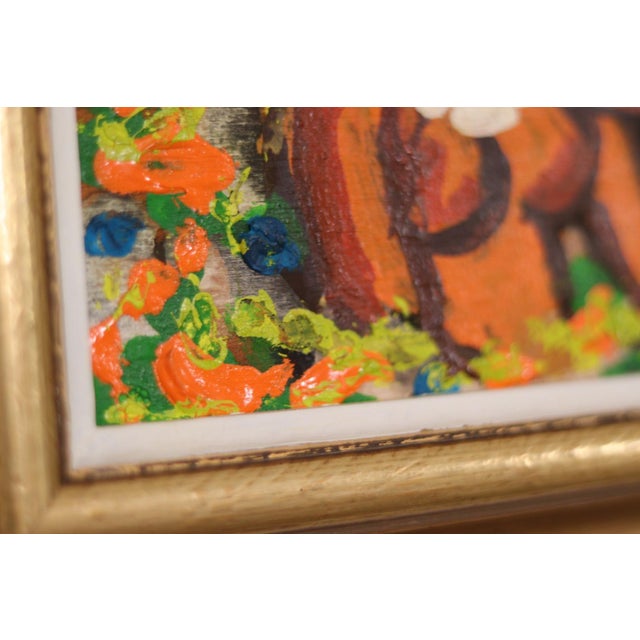 Lars Norrman, Mexican Women, 1950s, Oil on Panel, Framed For Sale - Image 10 of 14