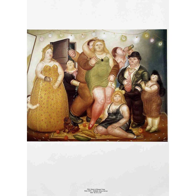 Title: House of Raquel vega Artist: Fernando Botero Country: Colombia Medium: Offset – Quadrichromie 26 Marks: Not Signed...