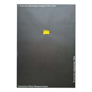 7th Triennial the Best Posters by Hans Günter Schmitz, Germany, 1990 For Sale