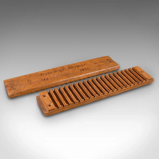 1950s 1950s Vintage German Pine Cigar Press For Sale - Image 5 of 9