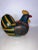 Early 20th Century Northern Thailand Painted Wood Rooster With Interior Cavity For Sale In Boston - Image 6 of 16