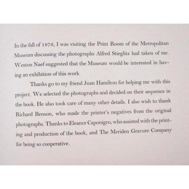 1970s Large Vintage "Georgia O'Keeffe" Photogravure by Alfred Stieglitz (Usa 1864-1946) For Sale - Image 5 of 7