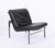 1960s Set of Swiss Aluline Lounge Chairs in Black Leather by Andre Vandenbeuck for Strässle, 1960s For Sale - Image 5 of 18