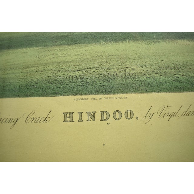 Printmaking Materials The Great Racing Crack Hindoo, by Virgil, Dam Florence, by Lexington Reproduction For Sale - Image 7 of 7