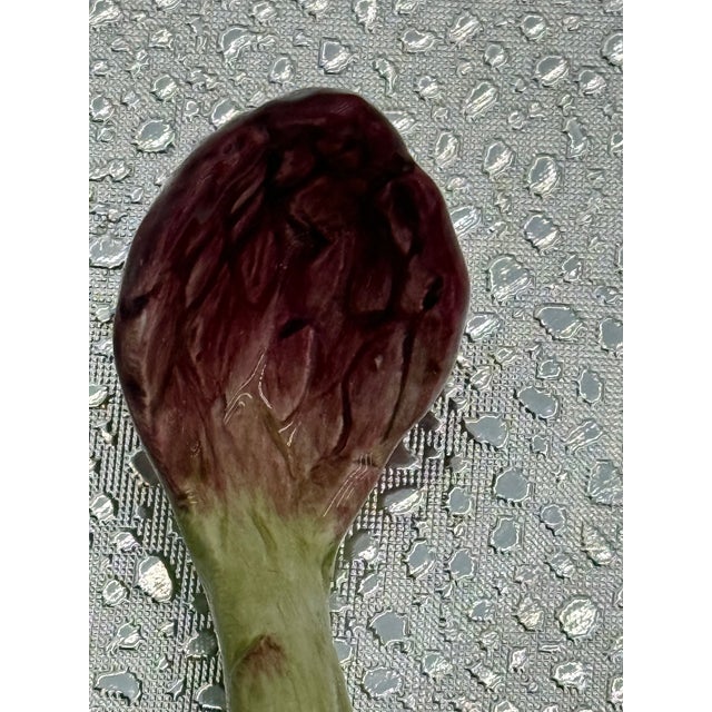 Ceramic Vintage Fritz and Floyd “French Market” Artichoke Tureen Majolica Style For Sale - Image 7 of 12