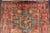 Vintage Caucasian Kazak Rug With Medallions in Coral and Turquoise 4'2 X 6'9 For Sale - Image 14 of 14