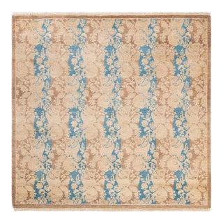 Mogul, One-of-a-Kind Hand-Knotted Area Rug - Brown, 4' 8" x 4' 9" For Sale