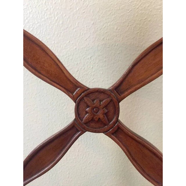 Wood Antique French Empire Walnut Chairs, 1820s, Set of 5 For Sale - Image 7 of 9