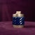 Blue Glazed Ceramic and Brass-Toned Metal Table Lighter by Tommaso Barbi, 1970s For Sale - Image 12 of 17