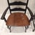 Mid 20th Century Vintage French Country Farmhouse Ladderback Arm Chairs, Set of 2 For Sale - Image 5 of 18