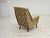 Green Danish Highback Armchair in Brown/Beige Furniture Fabric and Teak Wood, 1970s For Sale - Image 8 of 17
